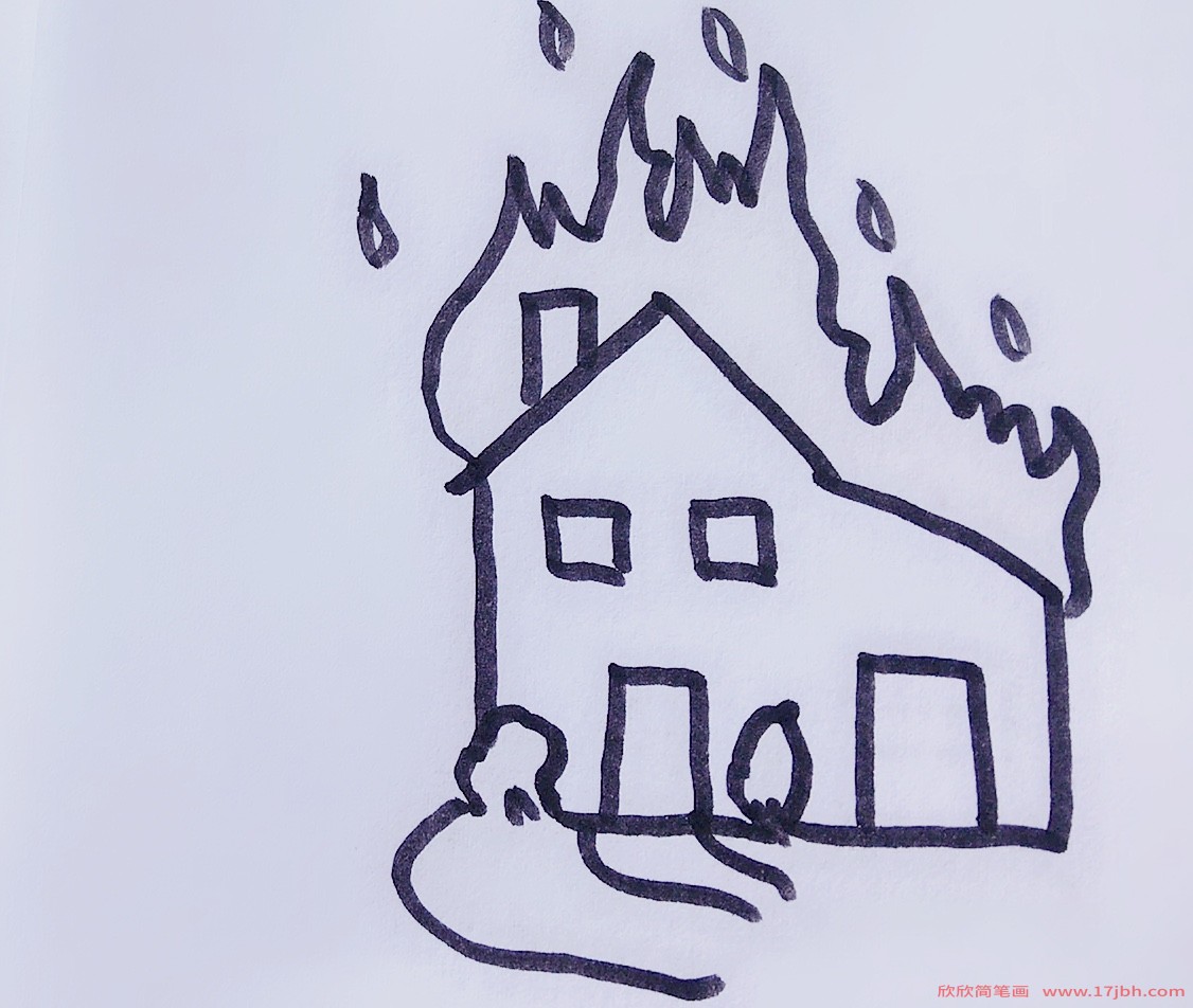 学画画房子,很简单,儿童学画画_大山谷图库