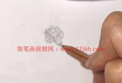 丁香花简笔画步骤