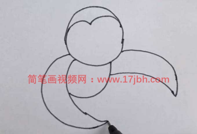 小鸟图片简笔画颜色
