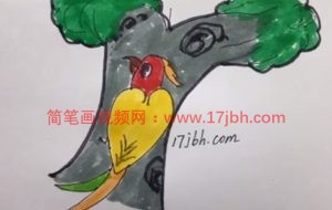 小鸟的简笔画图片大全