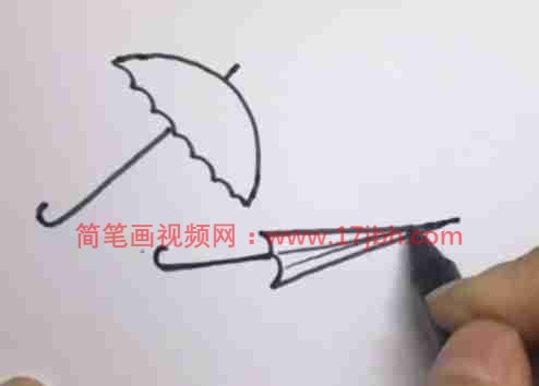 雨伞图片简笔画手绘