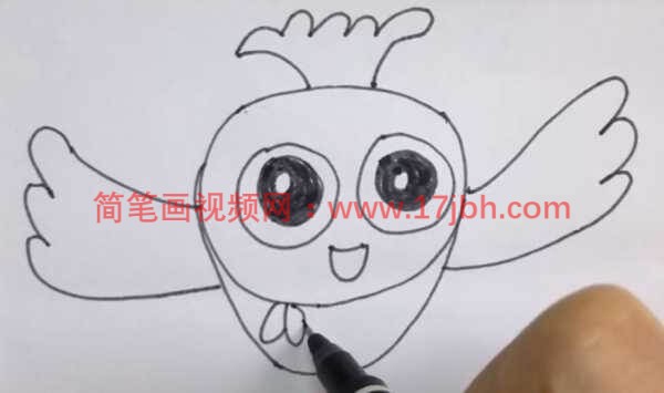 q版小鸟简笔画