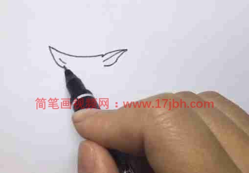 画羊简笔画步骤