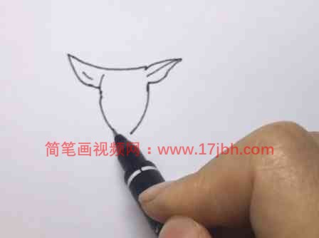 画羊简笔画步骤
