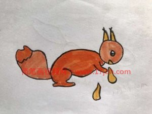 小松鼠简笔画大全
