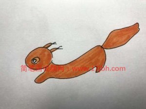 小松鼠简笔画大全