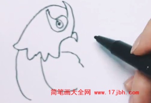 鸳鸯简笔画涂颜色