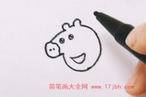 简笔画佩奇