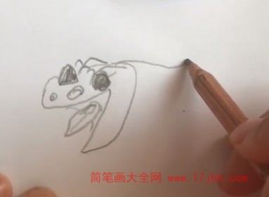 角鼻龙简笔画