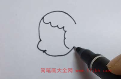 简笔画小羊图片