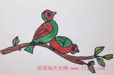 鸟简笔画图片大全