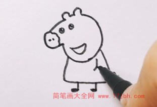 简笔画佩奇