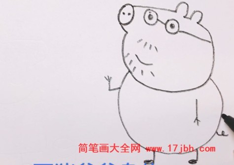 小猪妈妈简笔画