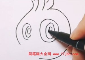 鸟简笔画 步骤