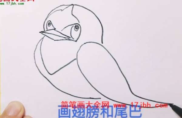 春天燕子简笔画