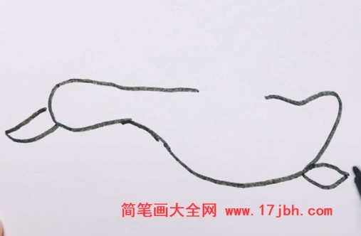 大雁的画法简笔画图片
