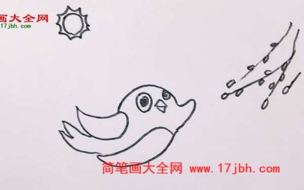 燕子简笔画 画法