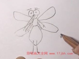 蚊子简笔画彩色