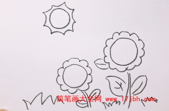 小草小花简笔画