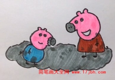 简笔画佩奇