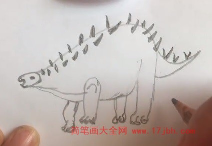 钉状龙简笔画