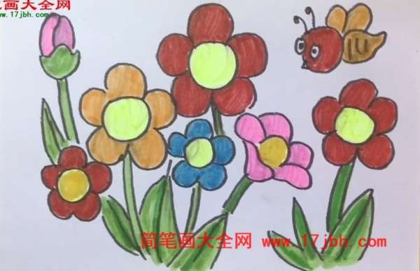 花朵简笔画图片大全