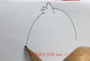 破壳的小鸟简笔画