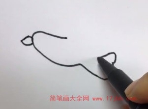 飞翔的小鸟简笔画