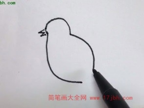 幼儿小鸟简笔画图片