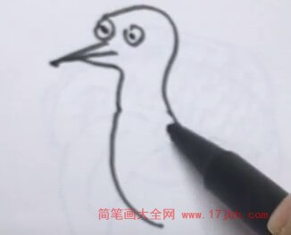 小鸟简笔画步骤图