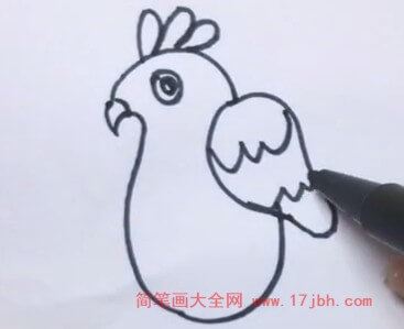 鸟简笔画怎么画