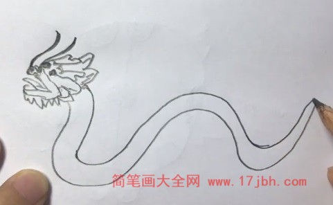 龙的简笔画彩色