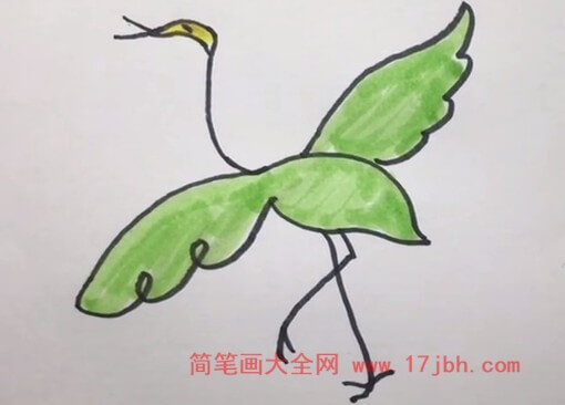 白鹭简笔画怎么画