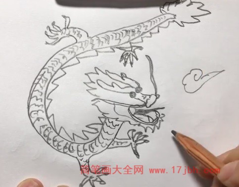 简笔画龙的画法