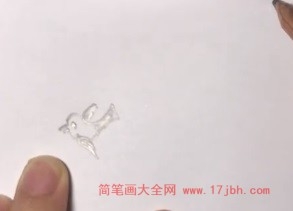 会飞的小鸟简笔画