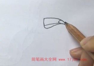 犀鸟简笔画步骤