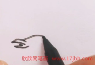 杜鹃鸟 简笔画