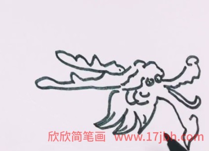 中国龙怎么画霸气又简单