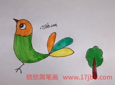 鸟简笔画简单