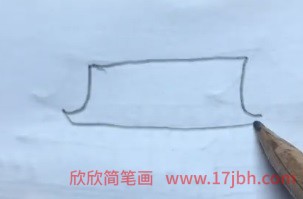 北京天安门的简笔画