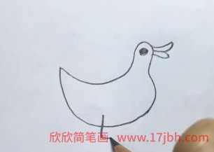 鸭太太简笔画