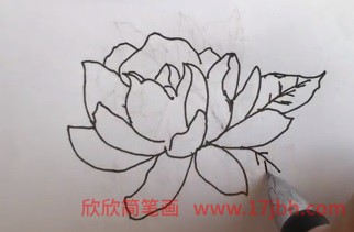 栀子花简笔画图片