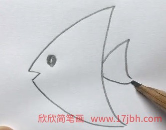 神仙鱼简笔画图片