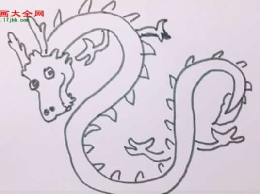 中国龙简笔画