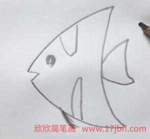 神仙鱼简笔画图片