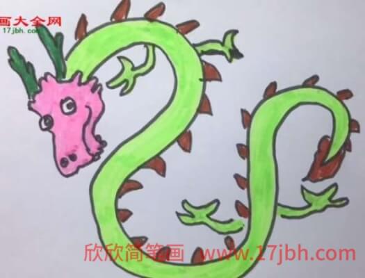 中国龙简笔画