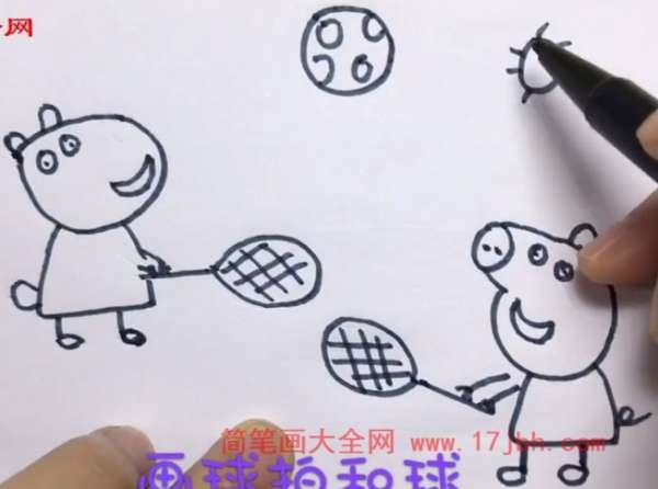 小猪佩奇儿童简笔画