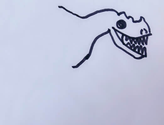 简笔画霸王龙