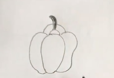 青椒怎么画简笔画