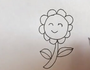 幼儿园向日葵简笔画